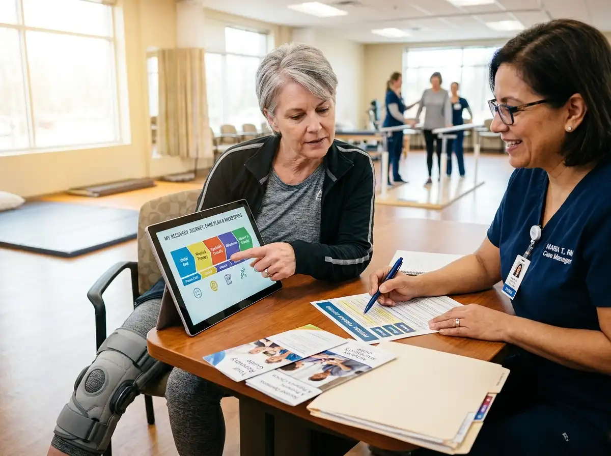 Person planning medical recovery